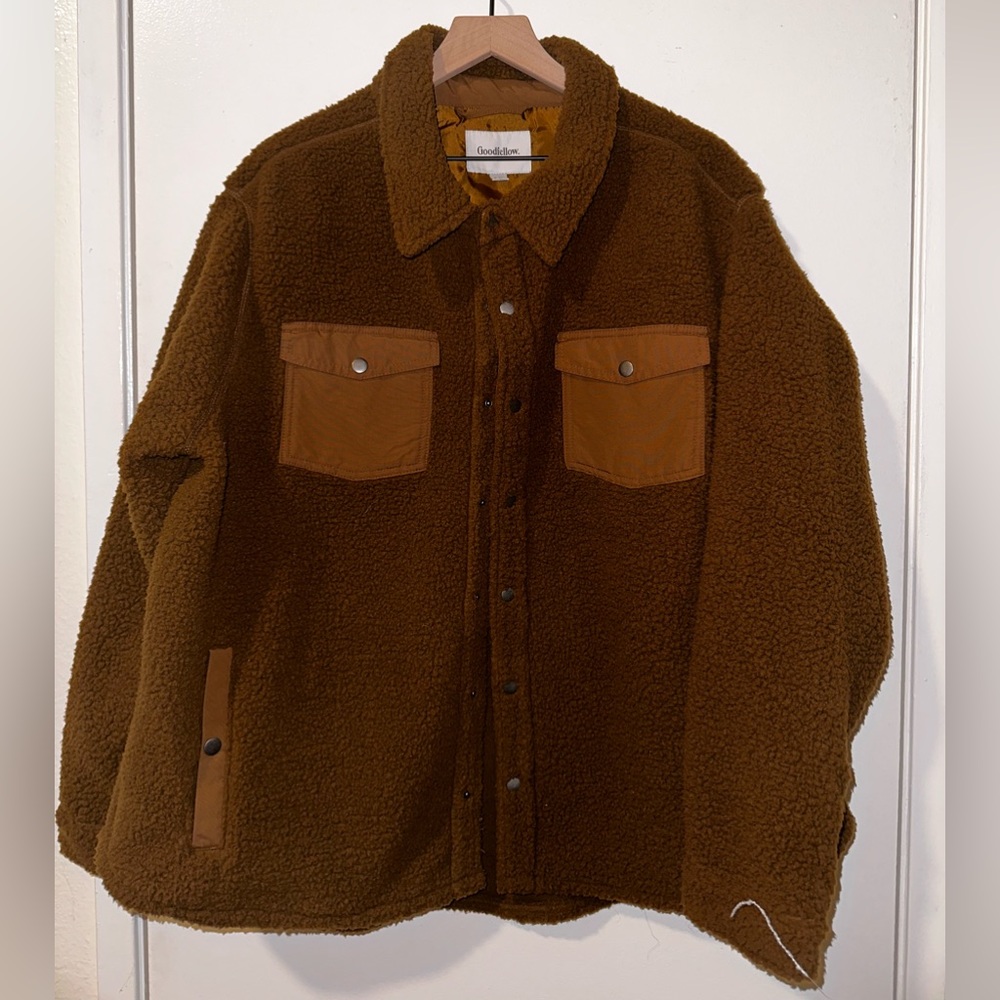 Goodfellow Zip Up Fleece With 2 Front Pockets